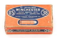 Collectible U.S. Cartridge Company 38 Caliber Winchester Cartridges