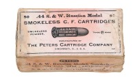Collectible Peters .44 S&W &ldquo;Russian Model&rdquo; Cartridges