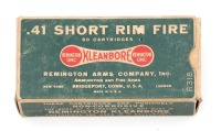 Collectible Remington &ldquo;Dog-Bone&rdquo; 41 Short Rimfire Cartridges