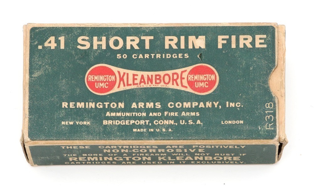 Collectible Remington “Dog-Bone” 41 Short Rimfire Cartridges
