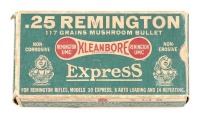 Vintage 25 Remington Express Cartridges