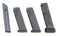 Lot of Four Handgun Magazines by Mec-Gar