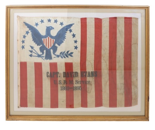 Revenue Cutter Service Flag Named To Capt. David Evans
