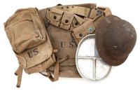 WWI U.S. Dough Boy Equipment Lot