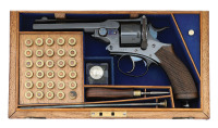 Fine Cased Webley Pryse No. 4 Double Action Revolver