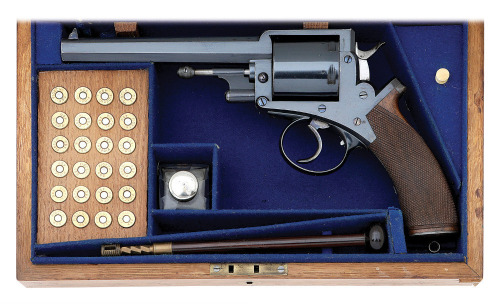 Fine Cased Adams&rsquo; Patent Small Arms Co. Model 1872 Double Action Revolver