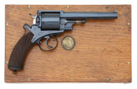 Fine Cased Adams&rsquo; Patent Small Arms Co. Model 1872 Double Action Revolver - 2