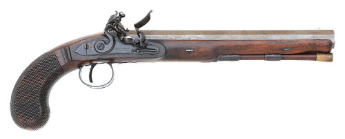 Fine 18th Century British Flintlock Pistol By Manton
