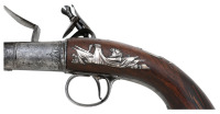 Wonderful Pair Of 18th Century British Silver Mounted "Queen Anne" Flintlock Pistols By Griffin Of Bond Street - 8