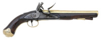 British "General Post Office" Flintlock Pistol By Wilkinson with Muzzle Inscription