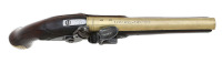 British "General Post Office" Flintlock Pistol By Wilkinson with Muzzle Inscription - 3
