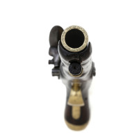 British "General Post Office" Flintlock Pistol By Wilkinson with Muzzle Inscription - 4