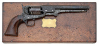 Extremely Rare High Numbered Engraved And Cased Colt 1851 London Navy Revolver - 2