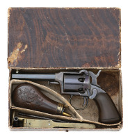 Fine Remington Beals First Model Percussion Pocket Revolver In Rare Original Box