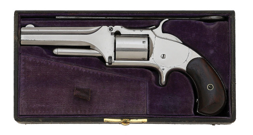 Attractive Cased Smith & Wesson No. 1 1/2 Transitional Revolver