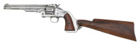 Smith & Wesson No. 3 First Model Russian Commercial Revolver with Shoulder Stock