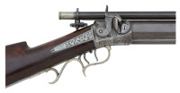 Stunning High Grade German Silver Mounted Edwin Wesson Percussion Target Rifle - 4