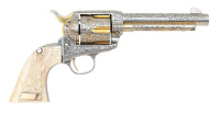 Interesting Cole Agee Engraved Colt Single Action Army Revolver - 2