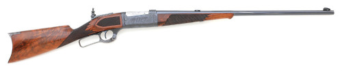 Magnificent Documented Savage Model 1899 &ldquo;F&rdquo; Engraved Deluxe Takedown Rifle