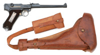 Interesting & Very Rare Persian Model 1314 Artillery Luger Pistol By DWM Presented To U.S. Army Ordnance Captain F.S. Gibson, Advisor To The Imperial Iranian Army Arsenal Department