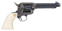 Spectacular Howard Dove Master Engraved & Gold Inlaid Colt Third Generation Single Action Army Revolver