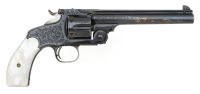 Very Fine Factory Cased & Engraved Smith & Wesson New Model No. 3 Revolver Awarded As The Walter Winans American Amateur Revolver Championship Grand Prize In 1892 - 2