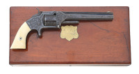 Lovely Cased & Engraved Smith & Wesson No. 2 Army Revolver Attributed To L.D. Nimschke - 2