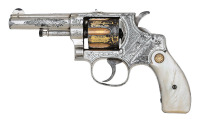 Fine Oscar Young Exhibition-Quality Engraved Smith & Wesson First Model 32 Hand Ejector Revolver