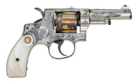 Fine Oscar Young Exhibition-Quality Engraved Smith & Wesson First Model 32 Hand Ejector Revolver - 2