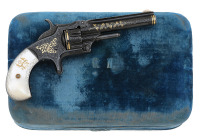 Stunning Exhibition Quality Gustave Young Gold Inlaid & Engraved Smith & Wesson No. 1 Third Issue Revolver Made For Presentation To Swedish Opera Singer Christina Nilsson And Delivered To D.B. Wesson In 1870 - 2