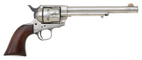 U.S. Colt Single Action Army Cavalry Model Nickel-Plated Ainsworth-Inspected Revolver - 2
