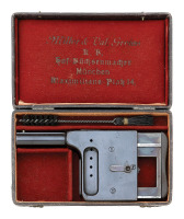 Attractive French No. 1 Gaulois Palm Pistol In Original German Retailer Case