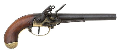 Extremely Rare & Desirable North & Cheney Model 1799 First Contract Flintlock Pistol