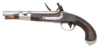Fine U.S. Model 1813 Flintlock Army Pistol By Simeon North with Extended Stock - 2