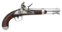 Attractive U.S. Model 1836 Flintlock Pistol By Asa Waters