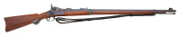 Rare U.S. 1877 Transitional Trapdoor Target Rifle with Bull Rear Sight & Experimental Tang Sight By Springfield Armory