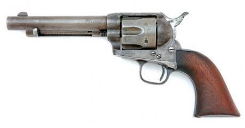 Historic Colt Single Action Army Artillery Revolver Issued To 1st U.S.V. Cavalry ''Rough Riders'' Trooper George Thompson with Uniform Ensemble