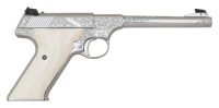 Lovely Denise Thirion-Engraved Colt Woodsman Semi-Auto Pistol