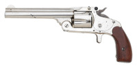 Smith & Wesson 38 Single Action Mexican Model Revolver with Interesting Belt Hook Modification