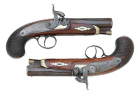 Pair Of Unmarked American Philadelphia-Style Deringers