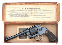 Very Rare Smith & Wesson Experimental Second Model 45 Hand Ejector Revolver with Box