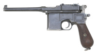 German Army Mauser C96 Semi-Auto Pistol with Stock - 2