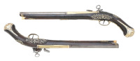 Pair Of Spanish Long-Barreled Flintlock Miquelet Pistols - 2