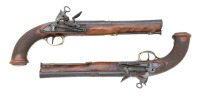 Pair Of Spanish Flintlock Miquelet Pistols By Camps