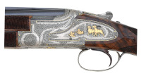 Magnificent Exhibition Quality Master Engraved And Gold Inlaid Browning Superposed Shotgun - 3
