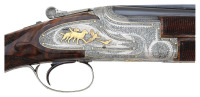 Magnificent Exhibition Quality Master Engraved And Gold Inlaid Browning Superposed Shotgun - 4