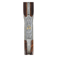 Magnificent Exhibition Quality Master Engraved And Gold Inlaid Browning Superposed Shotgun - 5
