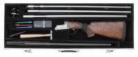 Lovely Carlo Pasotti-Engraved Perazzi MX8 Over Under Shotgun with Smallbore Briley Tubes - 2