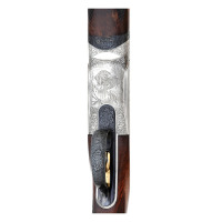 Lovely Carlo Pasotti-Engraved Perazzi MX8 Over Under Shotgun with Smallbore Briley Tubes - 5