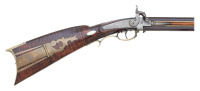 Very Fine Pennsylvania Swivel Breech Percussion Double Rifle - 3
